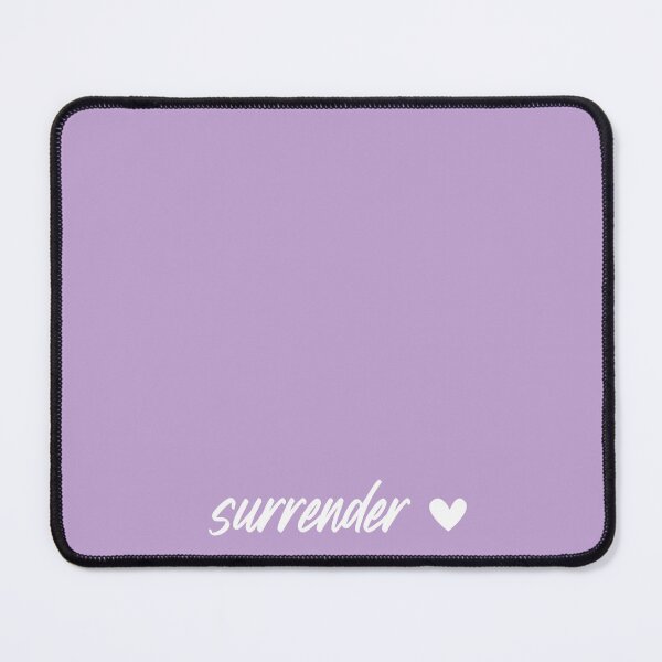 Item preview, Surrender White Text Affirmation Heart Birth Quote designed and sold by Ninjakandy.