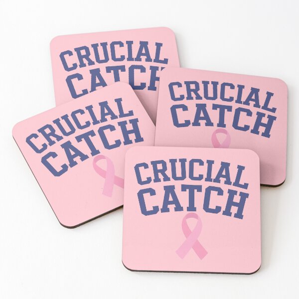 Item preview, Crucial Catch - Breast Cancer Awareness designed and sold by decorwonders.
