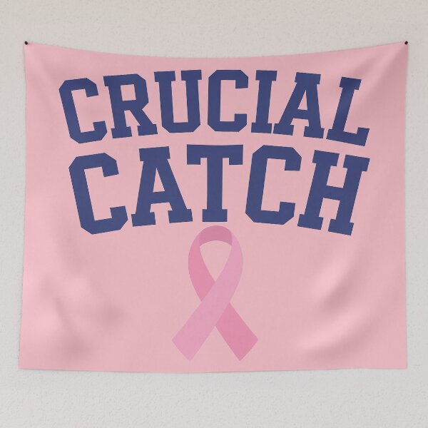 Item preview, Crucial Catch - Breast Cancer Awareness designed and sold by decorwonders.