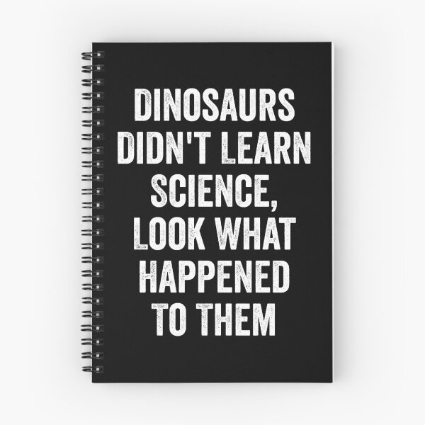 Item preview, Dinosaurs Didn't Learn Science - Funny Science Teacher Pun designed and sold by kevzadevinca.