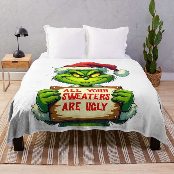 Item preview, Grinch all your sweaters are ugly merry Christmas 2024 - Grinch Christmas designed and sold by SenanDan.