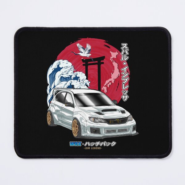 Item preview, White Subie Impreza WRX Hatchback Nippon Sun Rising designed and sold by JDM Guyvit.
