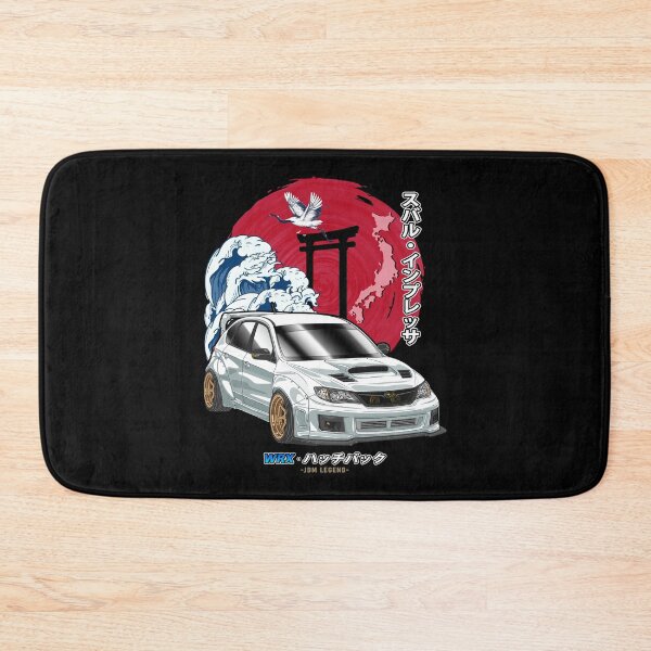 Item preview, White Subie Impreza WRX Hatchback Nippon Sun Rising designed and sold by JDM Guyvit.