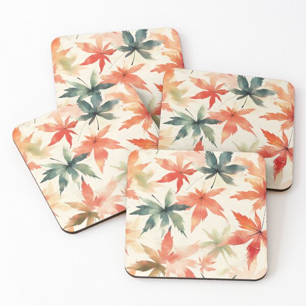 Item preview, Autumn Leaves Watercolor Pattern designed and sold by junkydotcom.