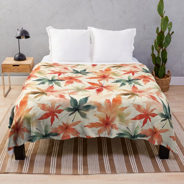 Item preview, Autumn Leaves Watercolor Pattern designed and sold by junkydotcom.