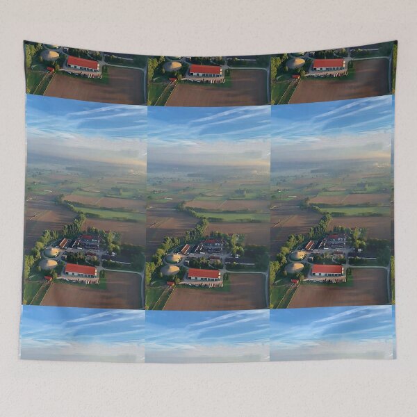 Item preview, Aerial view/ Morning view of beautiful  Munich/Germany designed and sold by VeenaNair23.