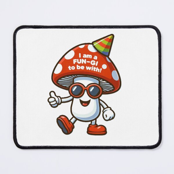 Item preview, I am a FUN-GI to be with – Funny Science Pun designed and sold by DesignDen1587.