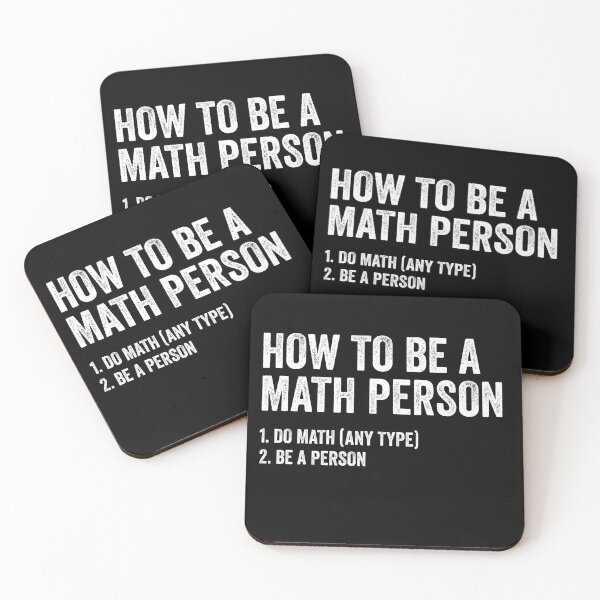 Item preview, How To Be A Math Person - Funny Mathematics Teacher Joke designed and sold by kevzadevinca.