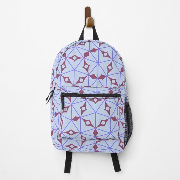 Item preview, Blue Maroon Geometric Star Pattern designed and sold by Genie-0750.