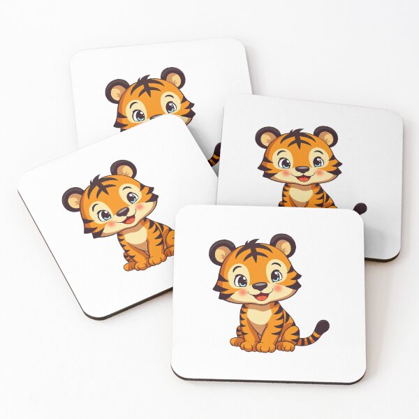 Item preview, Funny and Cute Anime Tiger designed and sold by ThreeftlyPicks.