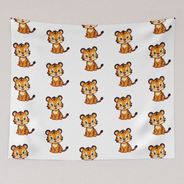 Item preview, Funny and Cute Anime Tiger designed and sold by ThreeftlyPicks.