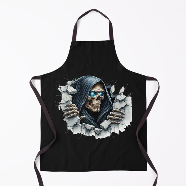 Item preview, The Grim Breakthrough - Skull with Glowing Eyes designed and sold by arindacreative.