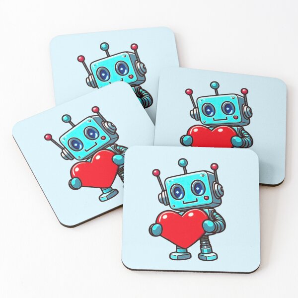 Item preview, Robot With A Heart designed and sold by Myra365Art.