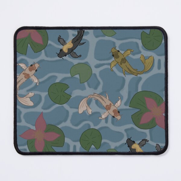 Item preview, Peaceful Koi Fish Pond Print designed and sold by spaceoctopus888.