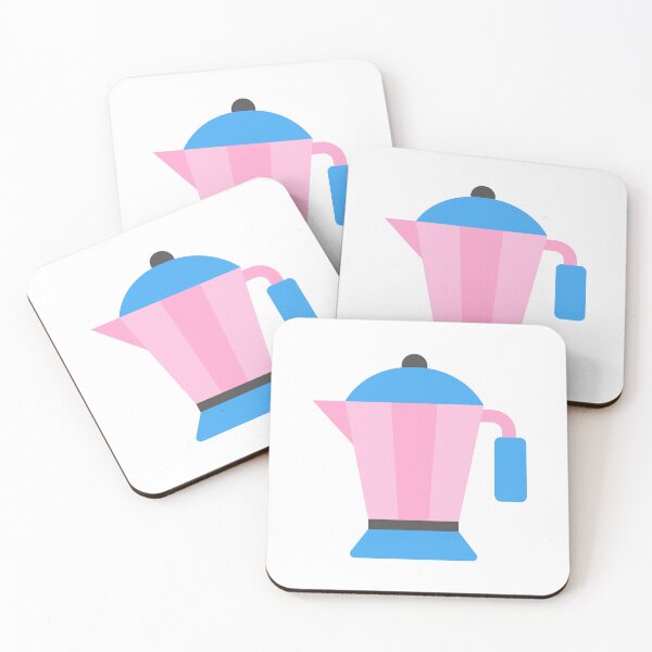Item preview, Hand Drawn cute Camping Espresso Coffee Moka Pot designed and sold by nuchz.