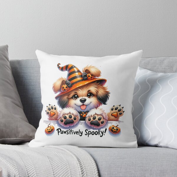 Item preview, Pawsitively Spooky - Halloween Puppy Fun designed and sold by arindacreative.