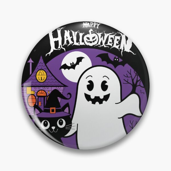 Item preview,  Cute ghost ,bat and carving pumpkin  halloween brafdesign designed and sold by Brafdesign.