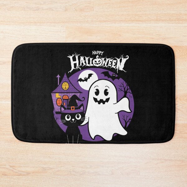 Item preview,  Cute ghost ,bat and carving pumpkin  halloween brafdesign designed and sold by Brafdesign.