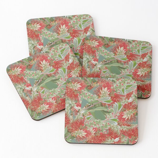 Item preview, Australian Bottlebrush shrub design designed and sold by Charlotte Weaver.