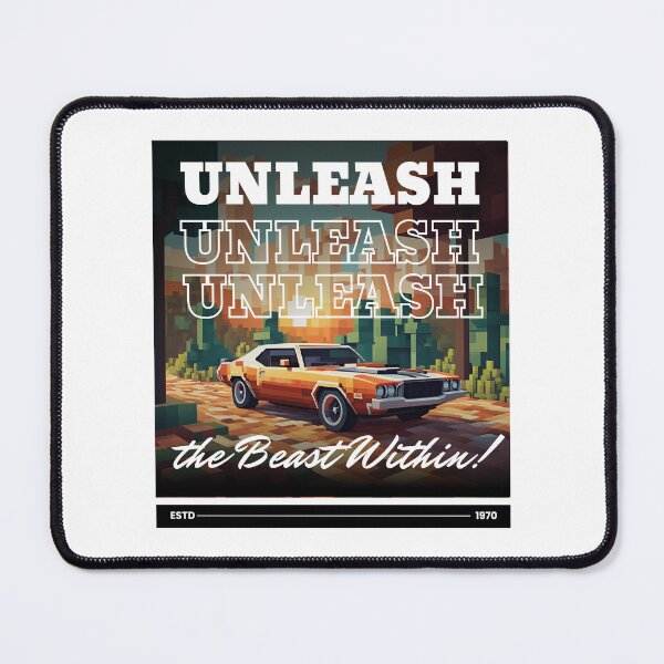 Item preview, Unleash the Beast Within – 70s Muscle Car Power Tee designed and sold by Nalanda2000.