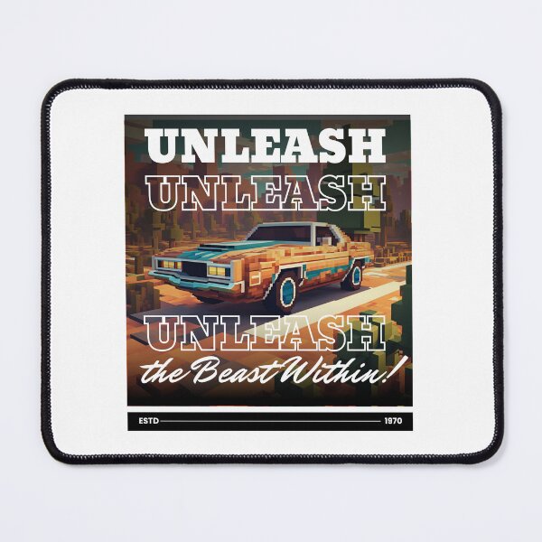 Item preview, Unleash the Beast Within – 70s Muscle Car Power Tee designed and sold by Nalanda2000.