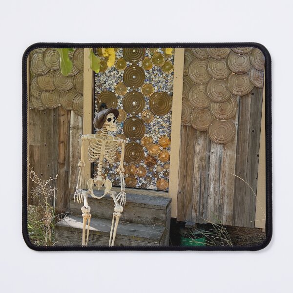 Item preview, Joe the Skeleton Sitting in Front of His Front Door designed and sold by Betsy Phillips.