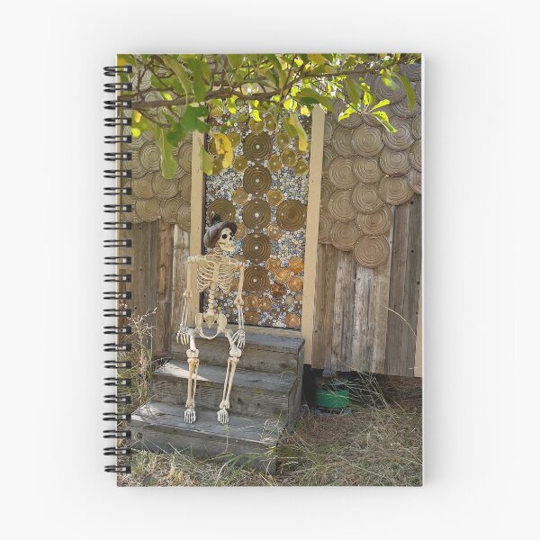 Item preview, Joe the Skeleton Sitting in Front of His Front Door designed and sold by Betsy Phillips.