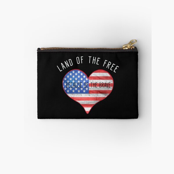 Item preview, Land Of The Free Because Of The Brave 4th of July designed and sold by flippinsg.