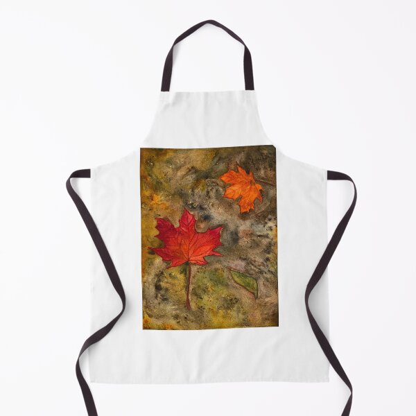 Item preview, Three Fall Leaves designed and sold by Lisa Neuman Watercolors.