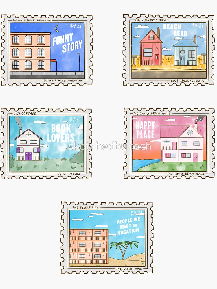 Emily Henry Stamp Pack Sticker