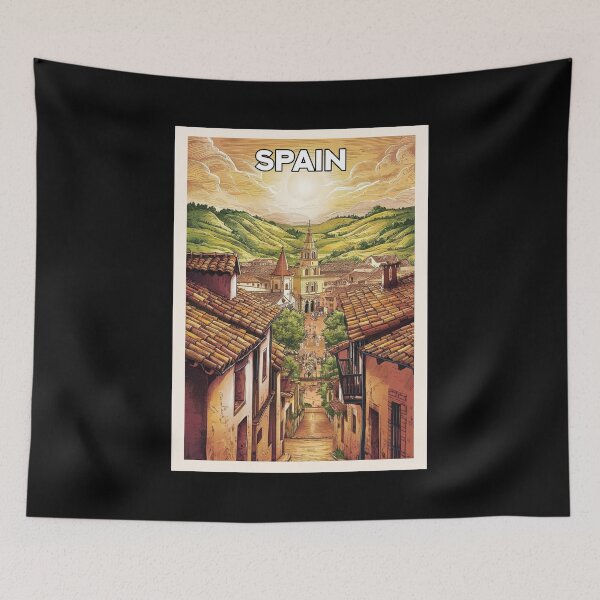 Item preview, Spain, Travel Art designed and sold by PinkandP.