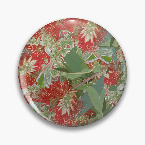 Item preview, Australian Bottlebrush shrub design designed and sold by Charlotte Weaver.