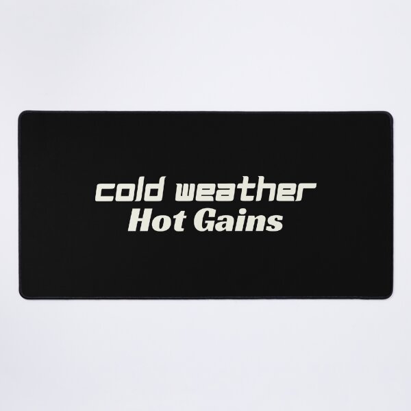 Item preview, Cold Weather, Hot Gains | Perfect for Winter Arc Gym Enthusiasts designed and sold by DesignDazzles.