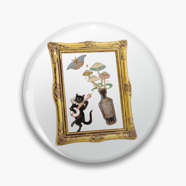 Aperçu de l'œuvre Chat noir dansant artistique vintage créée et vendue par Gooon26.
