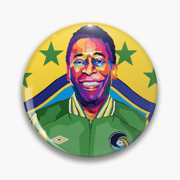 Item preview, Pele Legendary Brazil Wpap Pop Art designed and sold by stellmutha.