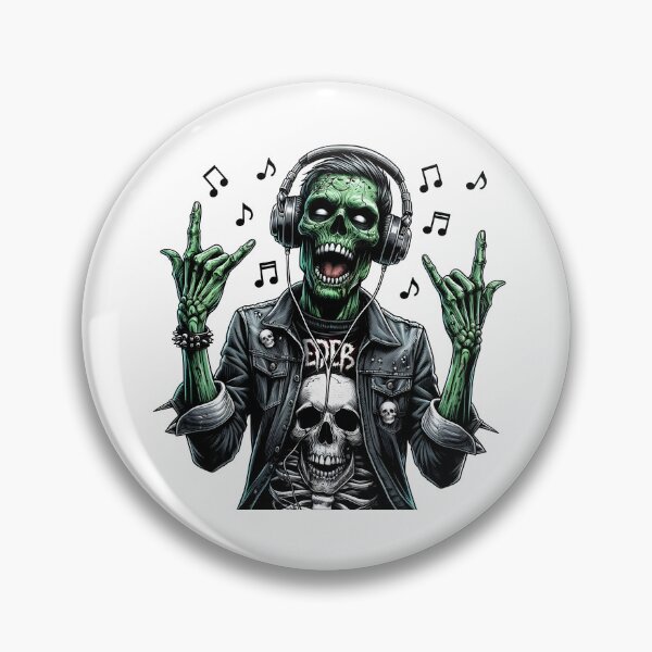 Item preview, Zombie Metalhead designed and sold by CodeKatana.