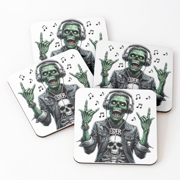 Item preview, Zombie Metalhead designed and sold by CodeKatana.