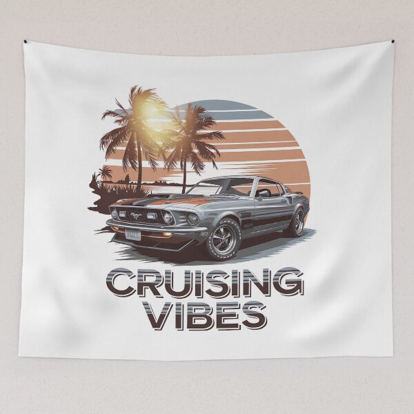 Item preview, Mustang Cruising Vibes designed and sold by CookiesMerch.