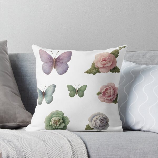 Item preview, butterflys and flowers designed and sold by II0FU5.