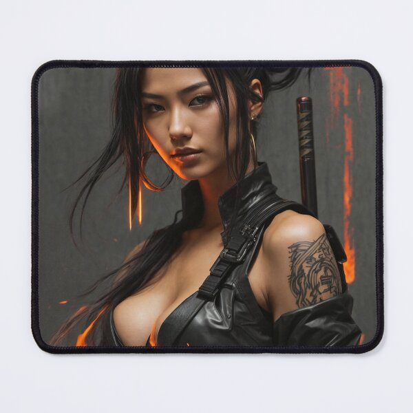 Item preview, Lena Lethalstrike - Cyberpunk Ninja Assassin designed and sold by colincharisma.