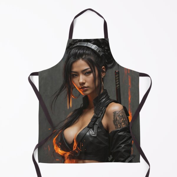 Item preview, Lena Lethalstrike - Cyberpunk Ninja Assassin designed and sold by colincharisma.