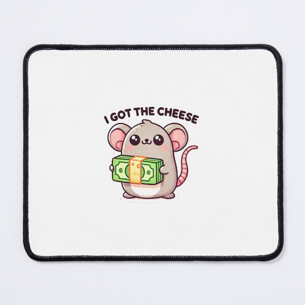 Item preview, I Got the Cheese - Cute Mouse designed and sold by CTRL P Prints.