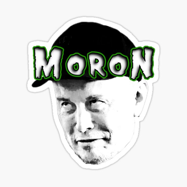 Vista previa del artículo con la obra «Elon es un idiota», diseñado y vendido por AintJames.