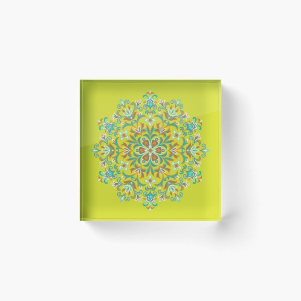 Item preview, Colorful  Ethnic Floral Kaleidoscope designed and sold by IcArtsyOrigin8.