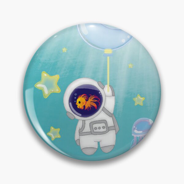 Item preview, Fish the Floating Astronaut 2 designed and sold by ChaosAndLace.
