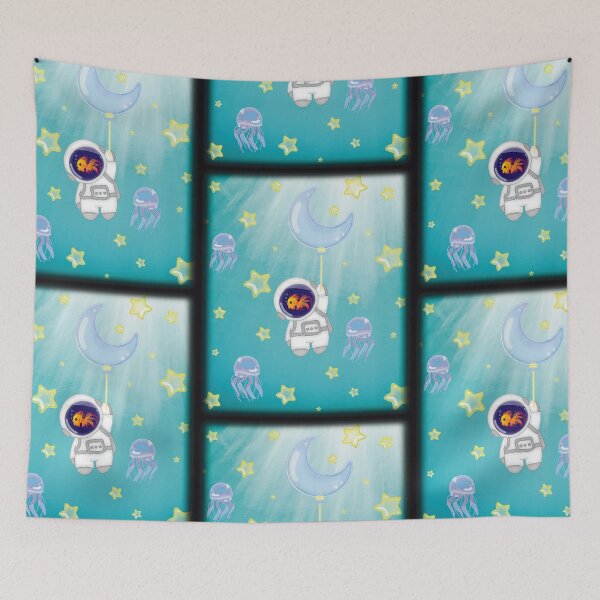 Item preview, Fish the Floating Astronaut 2 designed and sold by ChaosAndLace.