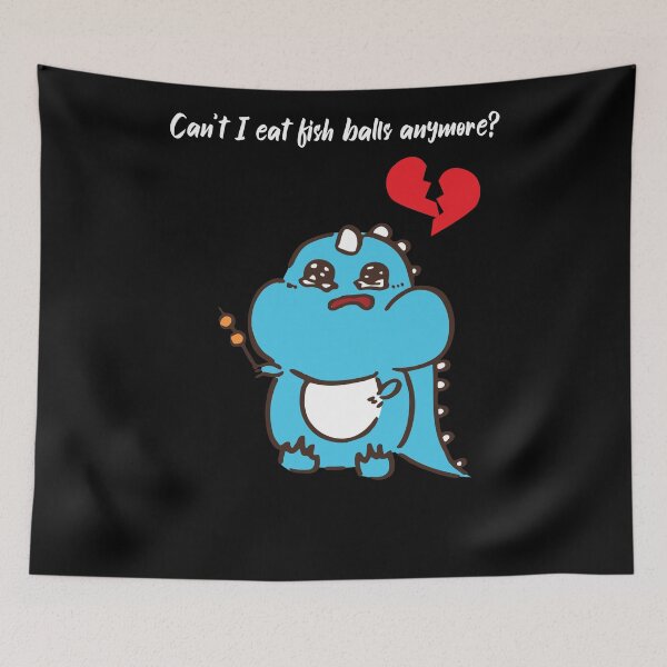 Item preview, Can't I eat fish balls anymore? designed and sold by bluestarcomic.