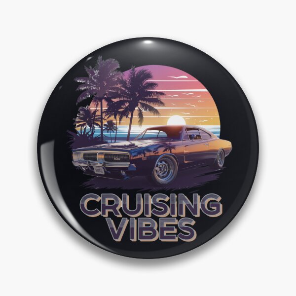 Item preview, Charger Cruising Vibes designed and sold by CookiesMerch.