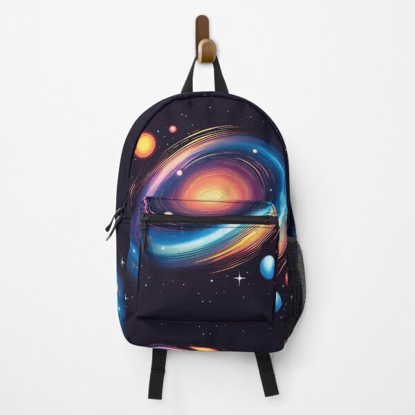 Item preview, A dynamic, colorful galaxy swirling in deep space, with textured stars and nebulae. designed and sold by HEMRO.
