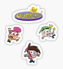 Recht seltsame Eltern Sticker